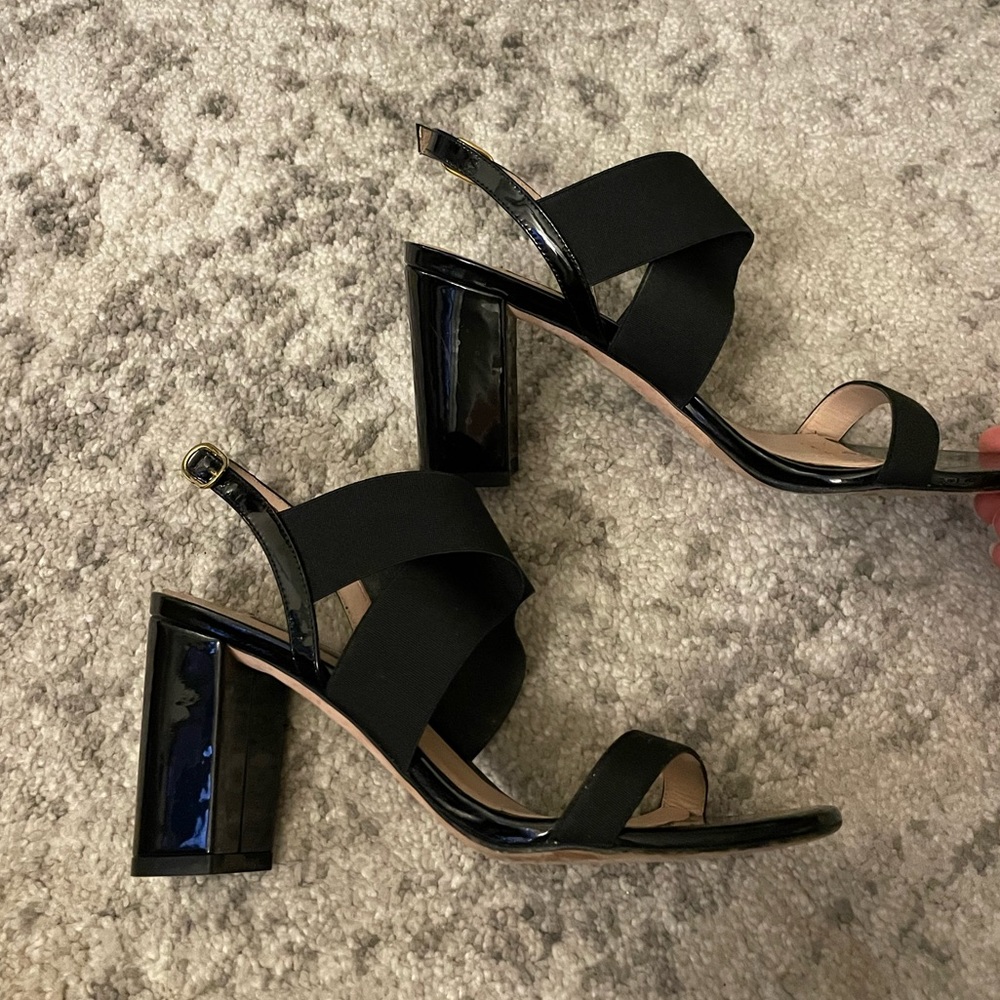 Black Patent Stuart Weitzman Block Heel - image 3